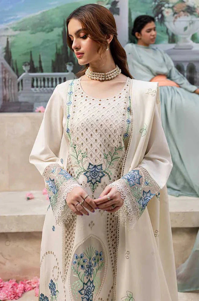 Embroidered Lawn 3-Piece Suit - SS107