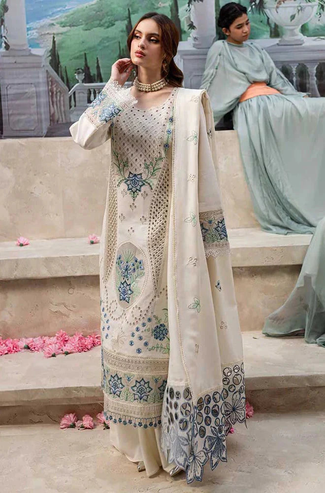 Embroidered Lawn 3-Piece Suit - SS107