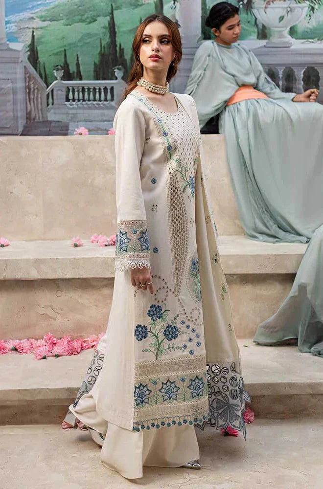 Embroidered Lawn 3-Piece Suit - SS107