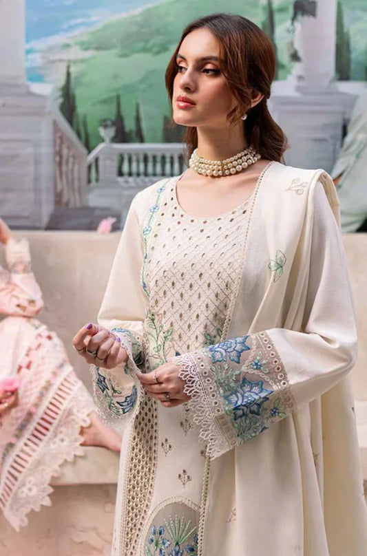 Embroidered Lawn 3-Piece Suit - SS107